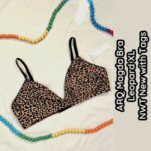 ARQ Magda Bra in Leopard Size XL NWT